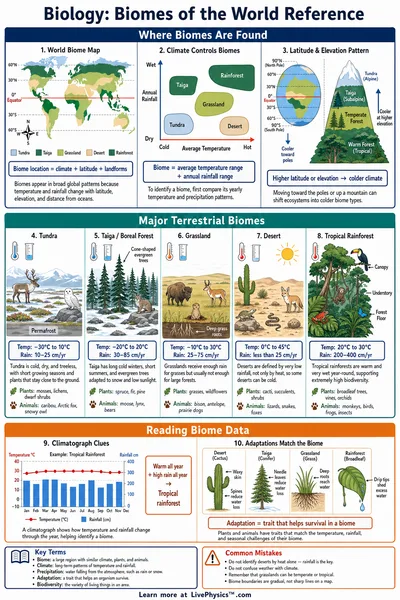 Biomes of the World Reference