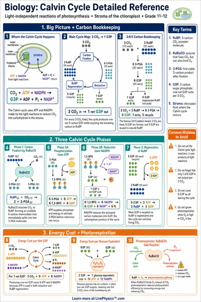 Calvin Cycle Detailed Reference