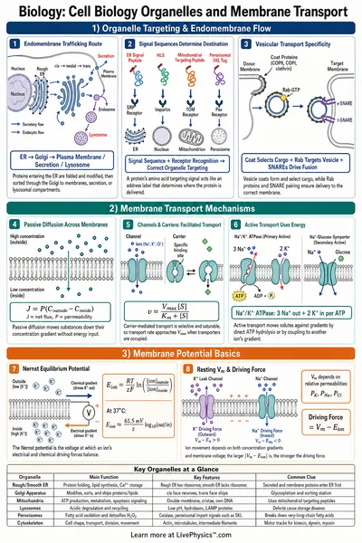 Cell Biology Organelles and Membrane Transport