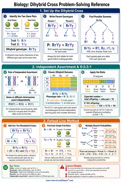 Dihybrid Cross Problem-Solving Reference