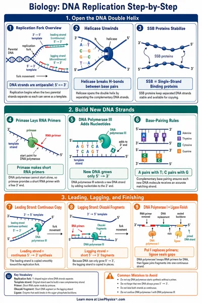 DNA Replication Step-by-Step