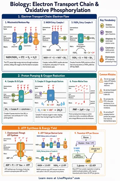 Electron Transport Chain & Oxidative Phosphorylation