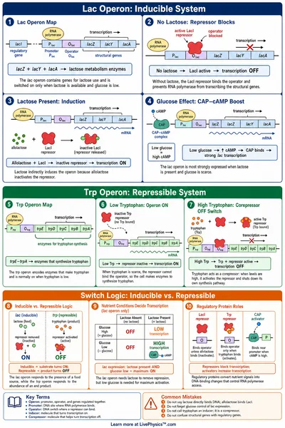Lac Operon and Trp Operon Comparison