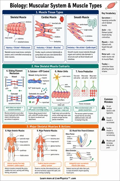 Muscular System & Muscle Types