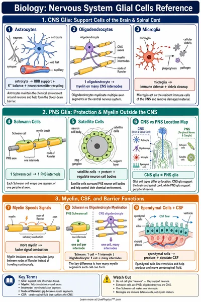 Nervous System Glial Cells Reference