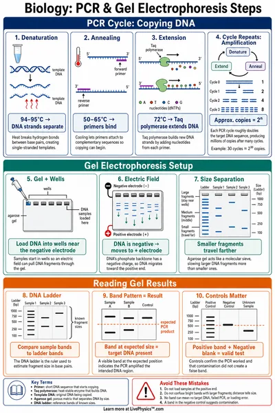 PCR & Gel Electrophoresis Steps