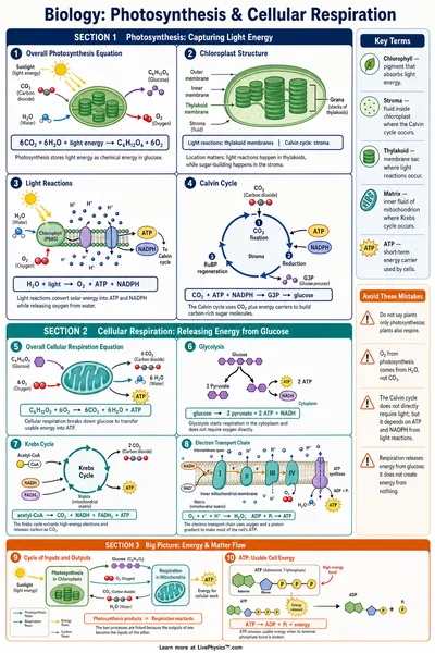 Photosynthesis & Cellular Respiration