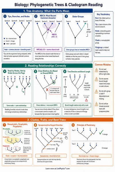Phylogenetic Trees & Cladogram Reading