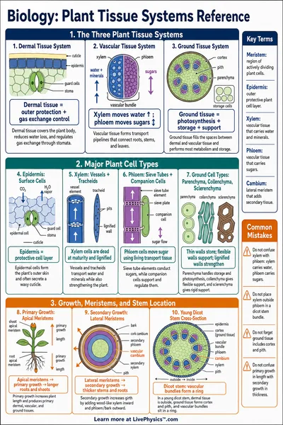 Plant Tissue Systems Reference