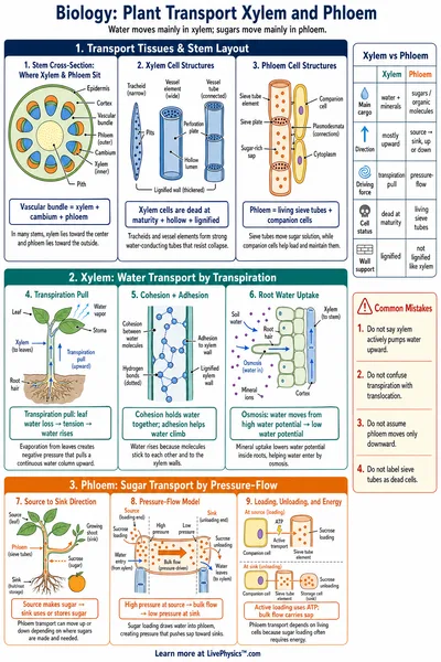 Plant Transport Xylem and Phloem