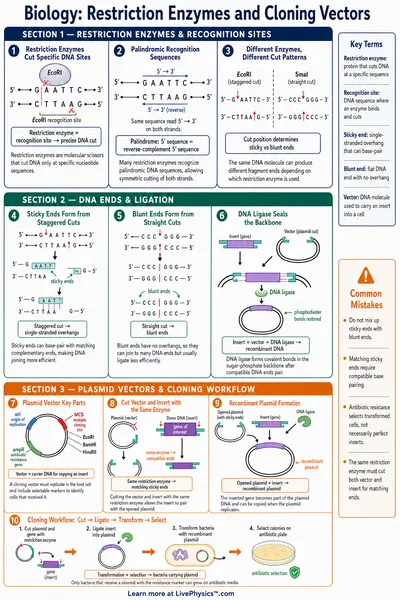 Restriction Enzymes and Cloning Vectors