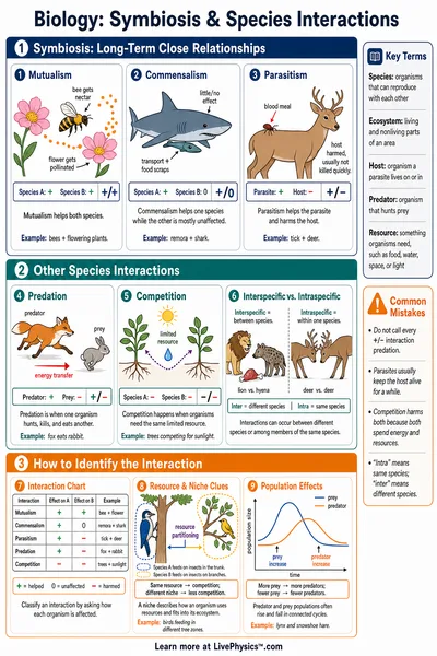 Symbiosis & Species Interactions