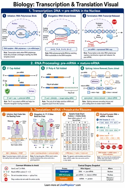 Transcription & Translation Visual