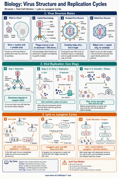 Virus Structure and Replication Cycles