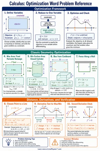Optimization Word Problem Reference
