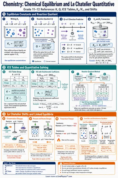 Chemical Equilibrium and Le Chatelier Quantitative