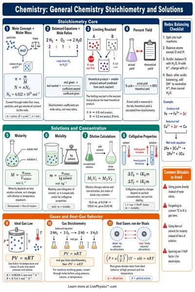 General Chemistry Stoichiometry and Solutions