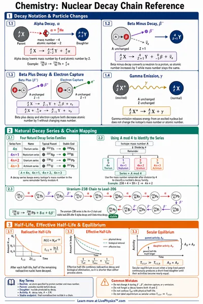 Nuclear Decay Chain Reference