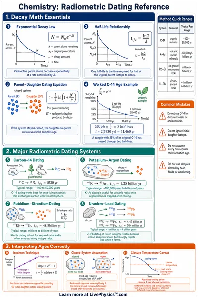 Radiometric Dating Reference