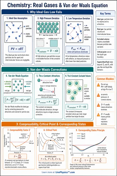 Real Gases & Van der Waals Equation