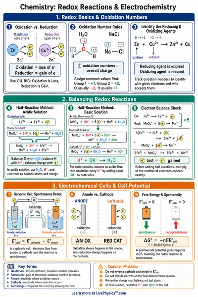 Redox Reactions & Electrochemistry
