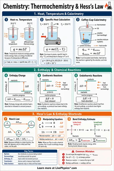Thermochemistry & Hess's Law