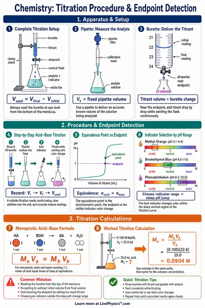 Titration Procedure & Endpoint Detection