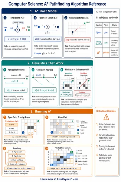 A* Pathfinding Algorithm Reference