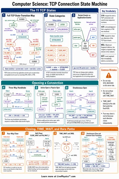 TCP Connection State Machine