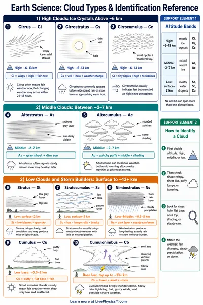 Cloud Types & Identification Reference