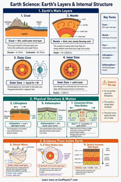 Earth's Layers & Internal Structure