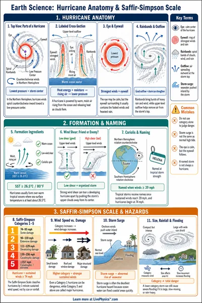 Hurricane Anatomy & Saffir-Simpson Scale