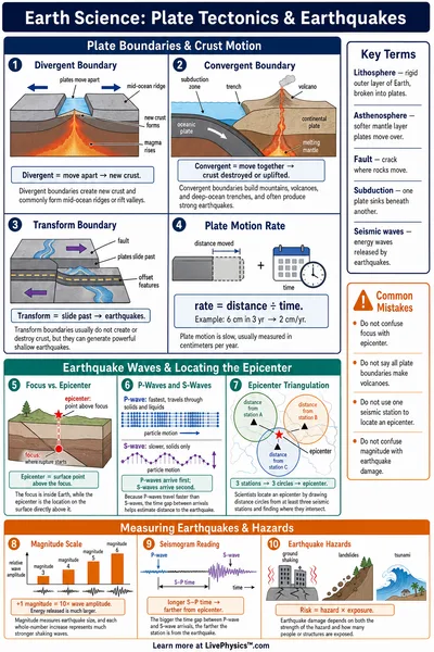 Plate Tectonics & Earthquakes