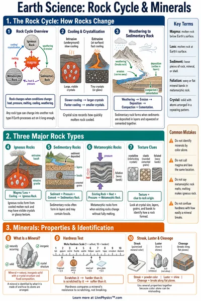 Rock Cycle & Minerals