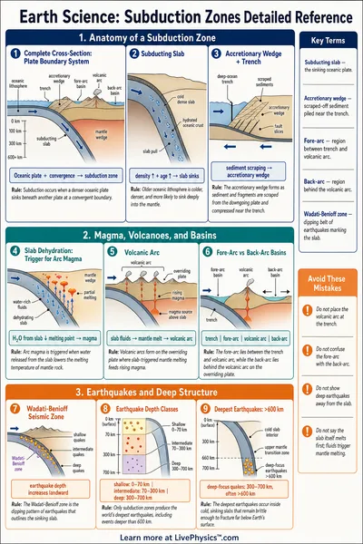 Subduction Zones Detailed Reference