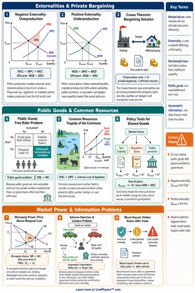 Market Failures & Government Interventions