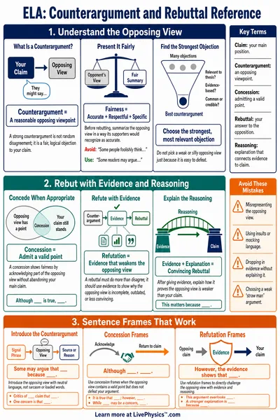 Counterargument and Rebuttal Reference