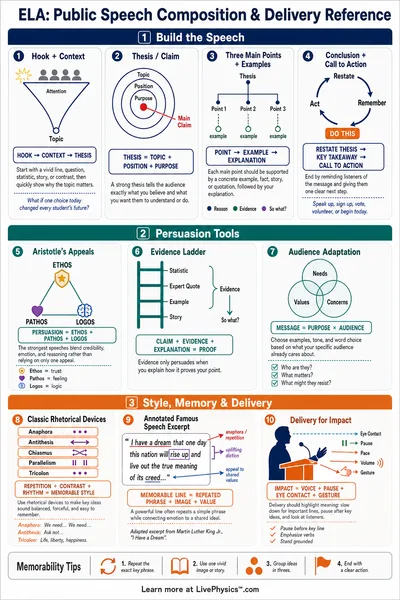 Public Speech Composition & Delivery Reference
