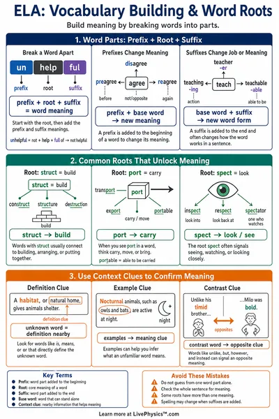 Vocabulary Building & Word Roots
