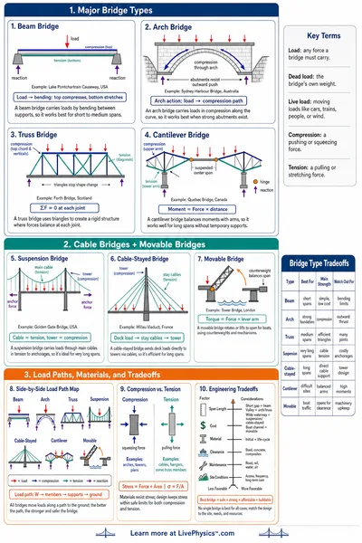 Bridge Types & Load Distribution