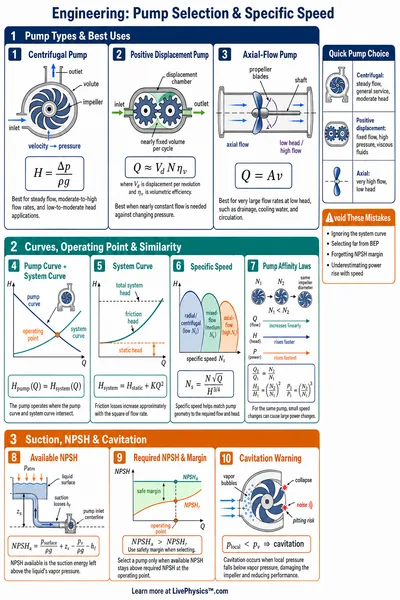 Pump Selection & Specific Speed