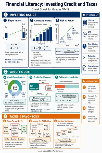 Investing Credit and Taxes