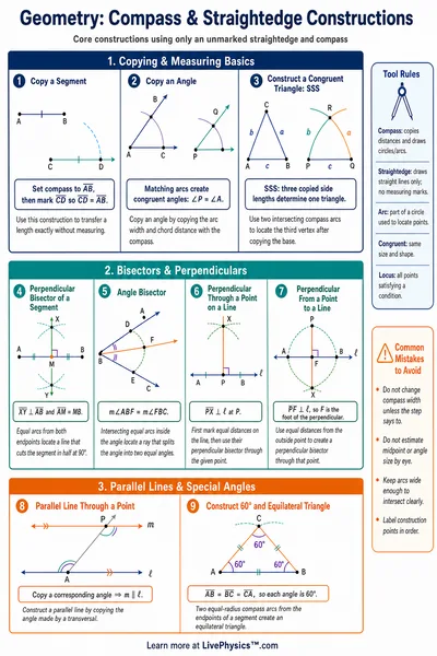 Compass & Straightedge Constructions