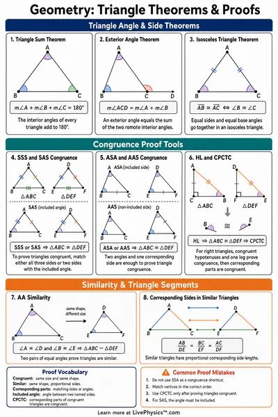Triangle Theorems & Proofs