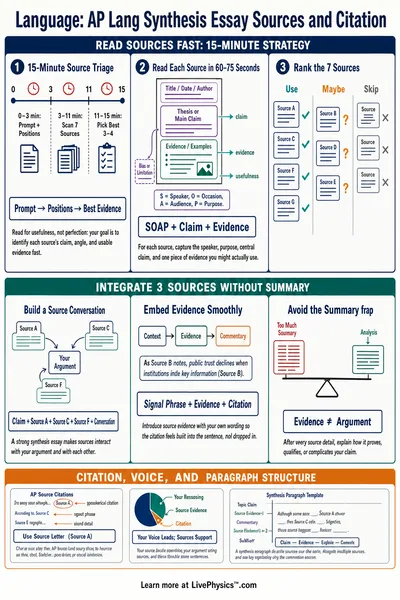 AP Lang Synthesis Essay Sources and Citation