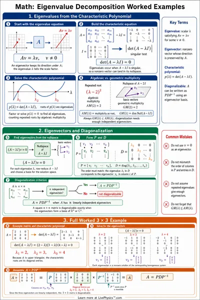 Eigenvalue Decomposition Worked Examples