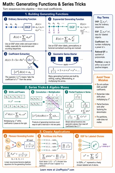 Generating Functions & Series Tricks