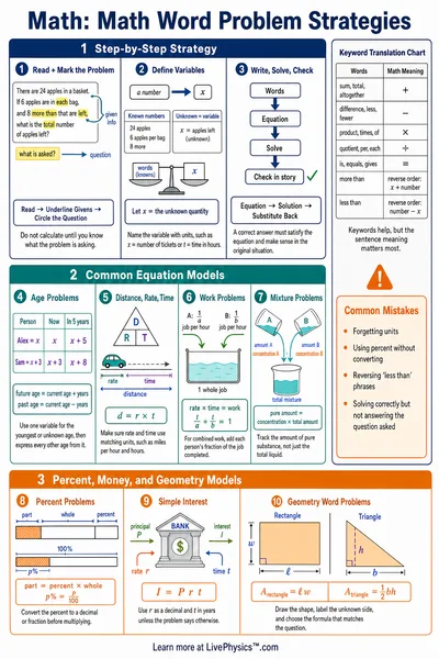 Math Word Problem Strategies