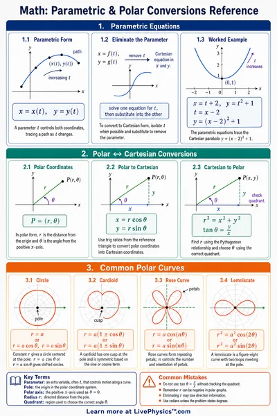 Parametric & Polar Conversions Reference