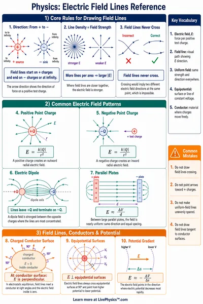 Electric Field Lines Reference